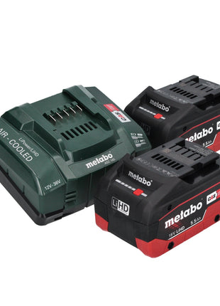 Metabo SSW 18 LTX 800 BL Akku Schlagschrauber 18 V 800 Nm 1/2" ( 602403660 ) Brushless + 2x Akku 5,5 Ah + Ladegerät + metaBOX