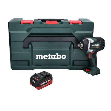 Metabo SSW 18 LTX 800 BL Atornillador de impacto a batería 18 V 800 Nm 1/2" sin escobillas + 1x batería 8,0 Ah + metaBOX - sin cargador