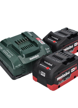 Metabo SSW 18 LTX 800 BL Atornillador de impacto a batería 18 V 800 Nm 1/2" sin escobillas + 2x batería 8,0 Ah + cargador + metaBOX