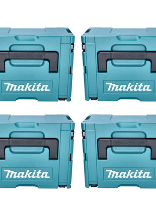 Makita MAKPAC Gr. 3 Kunststoffkoffer 395 x 295 x 215 mm 4 Stk. ( 4x 821551-8 ) - Toolbrothers