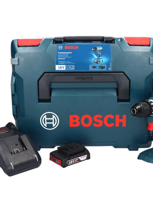 Bosch GSR 18V-45 Akku Bohrschrauber 18 V 45 Nm Brushless + 1x Akku 2,0 Ah + Ladegerät + L-Boxx