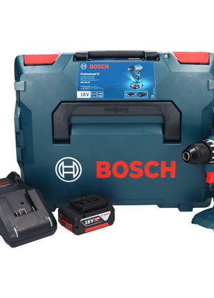 Taladro atornillador a batería Bosch GSR 18V-45 18 V 45 Nm sin escobillas + 1x batería 5,0 Ah + cargador + L-Boxx