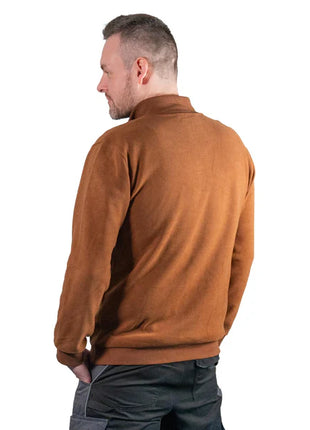 Toolbrothers Quarter-Zip Sweatshirt Casual Fit - AUTUMN COLLECTION Farbe Saffron Orange Größe M