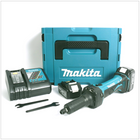 Makita DGD 800 RFJ Akku Geradschleifer 18 V + 2x 3,0Ah Akku + Ladegerät + Makpac - Toolbrothers