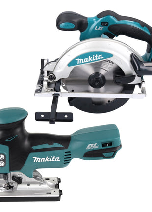 Makita DLX 4163 TX1 combo kit batterie 18 V DDF 485 + DJV 181 + DSS 610 + DTD 156 + 2x 5.0 Ah batterie + chargeur + sac