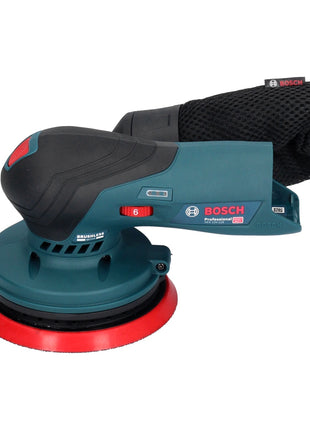 Bosch GEX 12V-125 Professional Ponceuse excentrique sans fil 125 mm 12V Brushless + 50x EXPERT C470 Papiers abrasifs K 120 + Coffret L-Boxx - sans batterie, sans chargeur