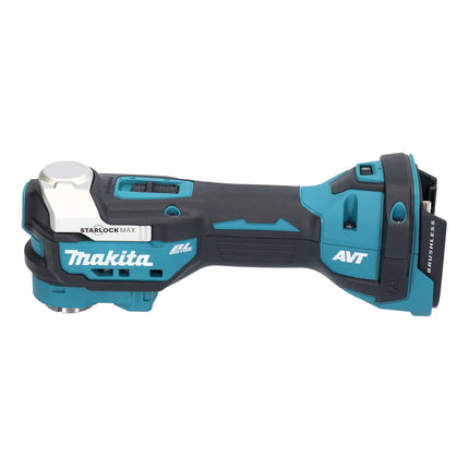 Makita DTM 52 ZJX4 utensile multifunzione a batteria 18 V Starlock Max Brushless + set di accessori da 35 pezzi + Makpac - senza batteria, senza caricabatterie