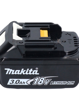 Makita DKP 180 F1J Rabot sans fil 18 V 82 mm + 1x Batterie 3,0 Ah + Coffret Makpac - sans chargeur