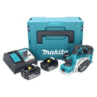 Makita DKP 180 RMJ Akku Hobel 18 V 82 mm + 2x Akku 4,0 Ah + Ladegerät + Makpac