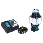 Makita DMR 055 RM1 Akku Radio 18 V FM mit Laterne 360° Taschenlampe + 1x Akku 4,0 Ah + Ladegerät