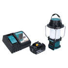 Makita DMR 055 RG1 radio de batería 18 V FM con linterna linterna 360° + 1x batería 6,0 Ah + cargador