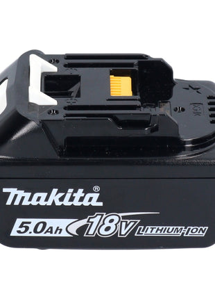 Herramienta multifuncional a batería Makita DTM 52 T1JX4 18 V Starlock Max Brushless + 1x batería 5.0 Ah + juego de accesorios + Makpac - sin cargador