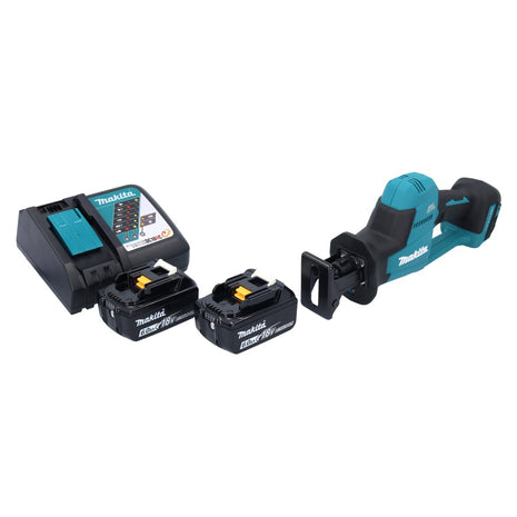 Makita DJR 189 RG Akku Reciprosäge Säbelsäge 18 V Brushless + 2x Akku 6,0 Ah + Ladegerät - Toolbrothers