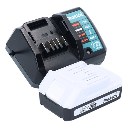 Kit di alimentazione Makita 1x BL 1815 G 18 V 1,5 Ah / 1500 mAh batteria serie G ( 198186-3 ) + caricatore DC 18 WA ( 195423-6 )