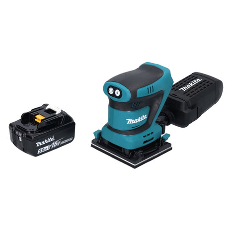 Makita DBO480T1 Cordless Finishing sander 112x102mm 18V + 1x Battery 5.0Ah - without charger