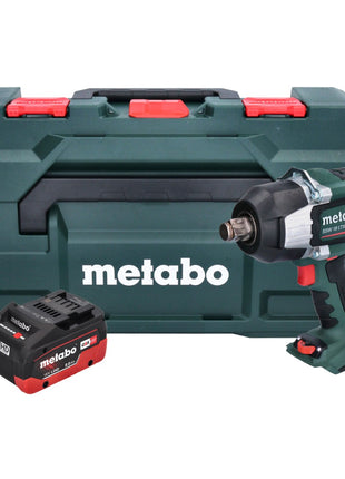 Metabo SSW 18 LTX 1750 BL Atornillador de impacto a batería 18 V 1750 Nm 3/4" sin escobillas + 1x batería 8,0 Ah + metaBOX - sin cargador