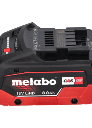 Metabo SSW 18 LTX 1750 BL Atornillador de impacto a batería 18 V 1750 Nm 3/4" sin escobillas + 1x batería 8,0 Ah + metaBOX - sin cargador