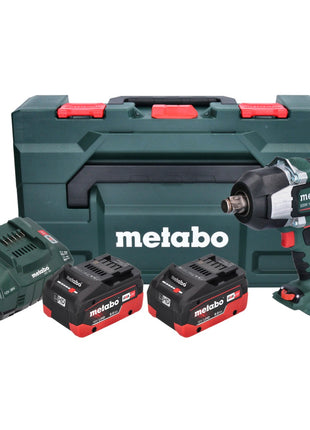 Metabo SSW 18 LTX 1750 BL Atornillador de impacto a batería 18 V 1750 Nm 3/4" sin escobillas (602402810) + 2x batería 8,0 Ah + cargador + metaBOX