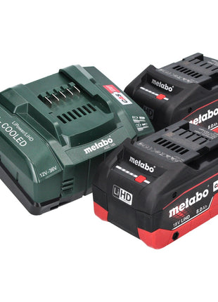 Metabo SSW 18 LTX 1750 BL akumulatorowy klucz udarowy 18 V 1750 Nm 3/4" bezszczotkowy ( 602402810 ) + 2x akumulator 8,0 Ah + ładowarka + metaBOX