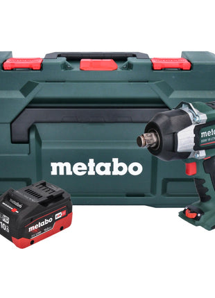 Metabo SSW 18 LTX 1750 BL Visseuse à choc sans fil 18 V 1750 Nm 3/4" Brushless + 1x batterie 10,0 Ah + metaBOX - sans chargeur