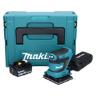 Makita DBO 480 F1J Ponceuse vibrante sans fil 18 V 112 x 102mm + 1x Batterie 3.0 Ah + Coffret - sans chargeur