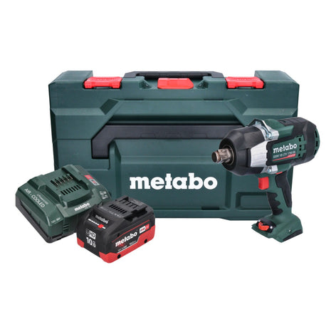 Metabo SSW 18 LTX 1750 BL akumulatorowy klucz udarowy 18 V 1750 Nm 3/4" bezszczotkowy + 1x akumulator 10,0 Ah + ładowarka + metaBOX