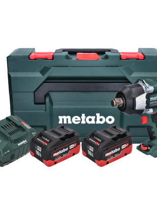 Metabo SSW 18 LTX 1750 BL Akku Schlagschrauber 18 V 1750 Nm 3/4" Brushless + 2x Akku 10,0 Ah + Ladegerät + metaBOX