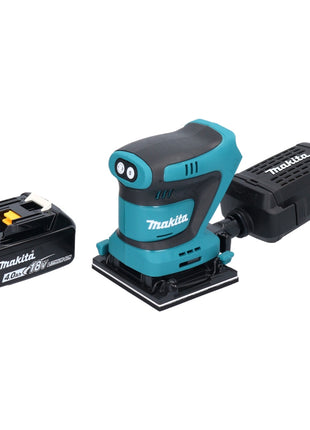 Makita DBO 481 M1 Akku Schwingschleifer 18 V 112 x 102 mm + 1x Akku 4,0 Ah - ohne Ladegerät