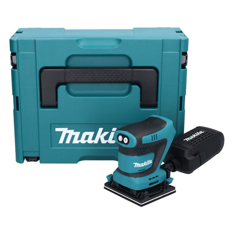 Makita DBO481ZJ Cordless Finishing Sander 112 x 102mm 18V + Case - without battery, without charger