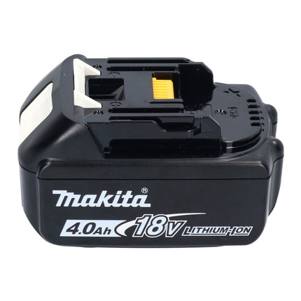 Makita DBO 481 M1J Levigatrice orbitale a batteria 18 V 112 x 102 mm + 1 batteria ricaricabile 4,0 Ah + Makpac - senza caricabatterie