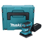 Lijadora orbital inalámbrica Makita DBO 480 ZJ 18 V 112 x 102 mm + Makpac - sin batería, sin cargador