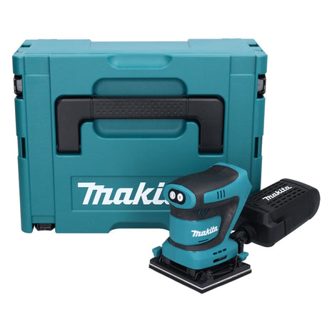 Makita DBO 480 ZJ akumulatorowa szlifierka oscylacyjna 18 V 112 x 102 mm + Makpac - bez akumulatora, bez ładowarki