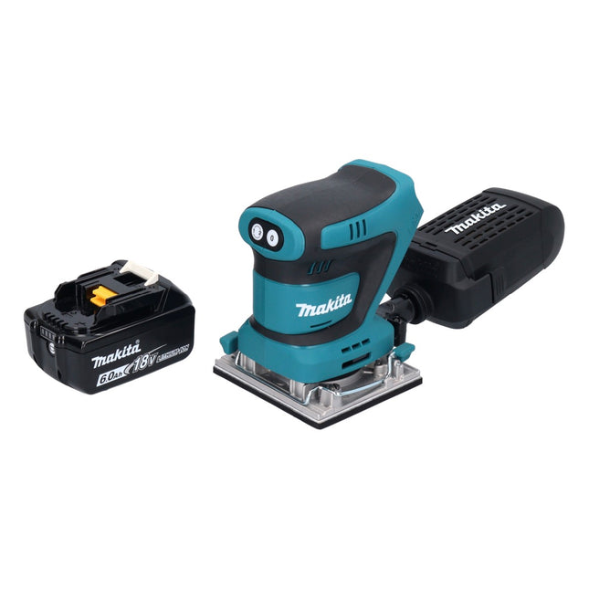 Makita DBO482G1 Levigatrice vibrante a batteria 112x102mm 18V + 1x batteria 6.0Ah - senza caricabatterie
