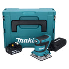 Makita DBO482G1J Ponceuse vibrante sans fil 112x102mm 18V + 1x Batterie 6,0Ah + Coffret Makpac - sans chargeur