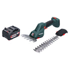 Metabo SGS 18 LTX Q Cesoie per erba e arbusti a batteria 18 V + 1x batteria 4,0 Ah - senza caricabatterie