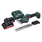 Metabo SGS 18 LTX Q Akku Gras und Strauchschere 18 V + 2x Akku 4,0 Ah + Ladegerät - Toolbrothers