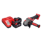 Milwaukee M18 CAG115XPDB-502 Meuleuse d'angle sans fil 115mm Brushless 18V + 2x Batteries 5,0Ah + Chargeur