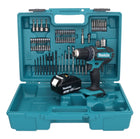 Makita DDF 482 F1X1 Akku Bohrschrauber 18 V 62 Nm + 1x Akku 3,0 Ah + 74 tlg. Zubehörset + Koffer - ohne Ladegerät