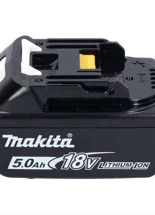 Llave de impacto a batería Makita DTD 152 T1X1 18 V 165 Nm 1/4" + 1x batería 5,0 Ah + set de accesorios 74 piezas + maletín - sin cargador