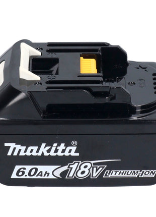 Makita DTD 152 G1X1 llave de impacto a batería 18 V 165 Nm 1/4" + 1x batería 6,0 Ah + set de accesorios 74 piezas + maletín - sin cargador