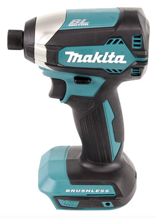 Llave de impacto a batería Makita DTD 153 RFX1 18 V 170 Nm 1/4" sin escobillas + 2x baterías 3,0 Ah + cargador + set de accesorios 74 piezas + estuche