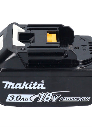 Makita DTD 156 F1X1 llave de impacto a batería 18 V 155 Nm 1/4" + 1x batería 3,0 Ah + set de accesorios 74 piezas + maletín - sin cargador