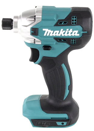 Makita DTD 156 G1X1 llave de impacto a batería 18 V 155 Nm 1/4" + 1x batería 6,0 Ah + set de accesorios 74 piezas + maletín - sin cargador