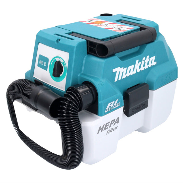 Makita DVC 750 LZ Akku Staubsauger LXT 18 V 67 mbar 7,5 l Brushless Solo - ohne Akku, ohne Ladegerät