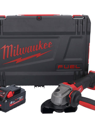 Amoladora angular a batería Milwaukee M18 FSAG125X-801X 18 V 125 mm sin escobillas + 1x batería 8,0 Ah + caja HD - sin cargador