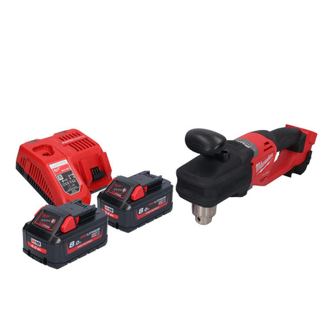 Milwaukee M18 CRAD2-802 Akku Winkelbohrmaschine 18 V 30 Nm Brushless + 2x Akku 8,0 Ah + Ladegerät - Toolbrothers