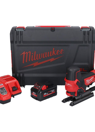 Milwaukee M18 FBJS-801X Akku Stichsäge 18 V Brushless + 1x Akku 8,0 Ah + Ladegerät + HD Box - Toolbrothers