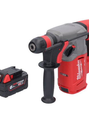 Marteau combiné à batterie Milwaukee M18 CHX-601 18 V 2,5 J SDS plus brushless + 1x batterie 6,0 Ah - sans chargeur