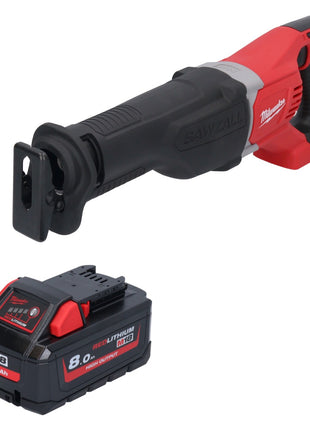 Milwaukee M18 BSX-801 akumulatorowa pilarka szablasta 18 V + 1x akumulator 8,0 Ah - bez ładowarki