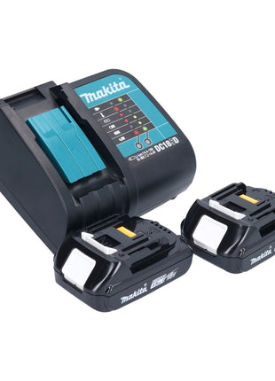 Makita DHP 482 SYX1 perceuse à percussion sans fil 18 V 62 Nm + 2 batteries 1,5 Ah + chargeur + jeu d'accessoires 74 pièces + mallette